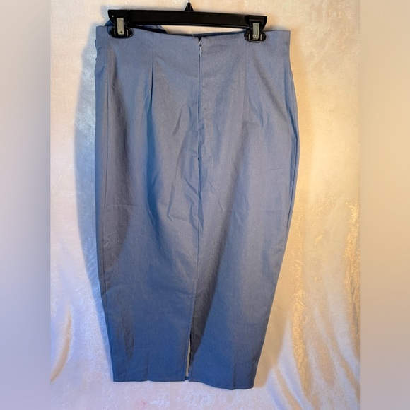 NANA’S Milano Denim Corset Top and Midi Pencil Skirt Set - Picture 13 of 16